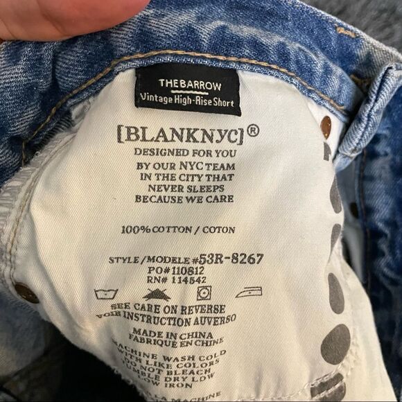 NWT BlankNYC The Barrow Vintage High Rise Short - Picture 5 of 7